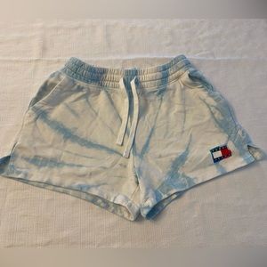 Tommy Jeans fleece tie-dye shorts